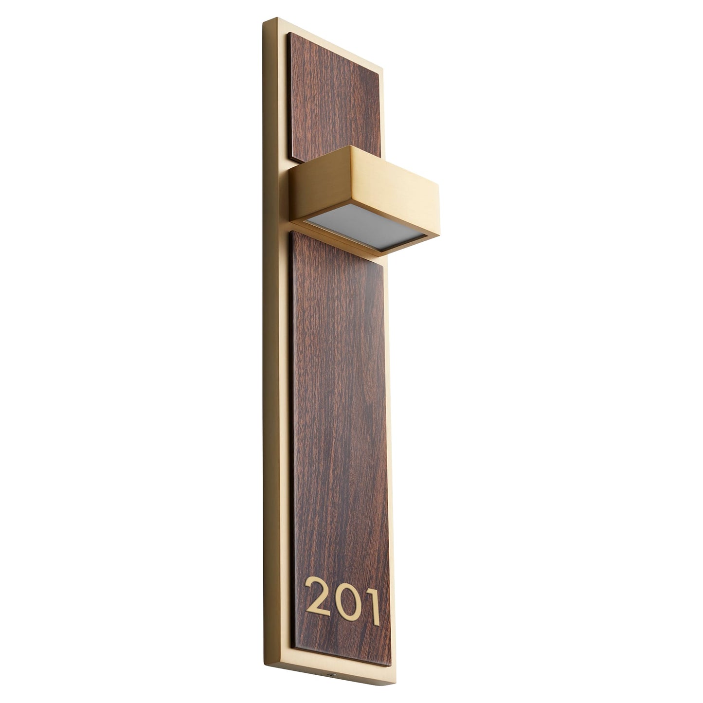 Oxygen Lighting 3-401-27 Sconce, UL Damp Rated, Aged Brass