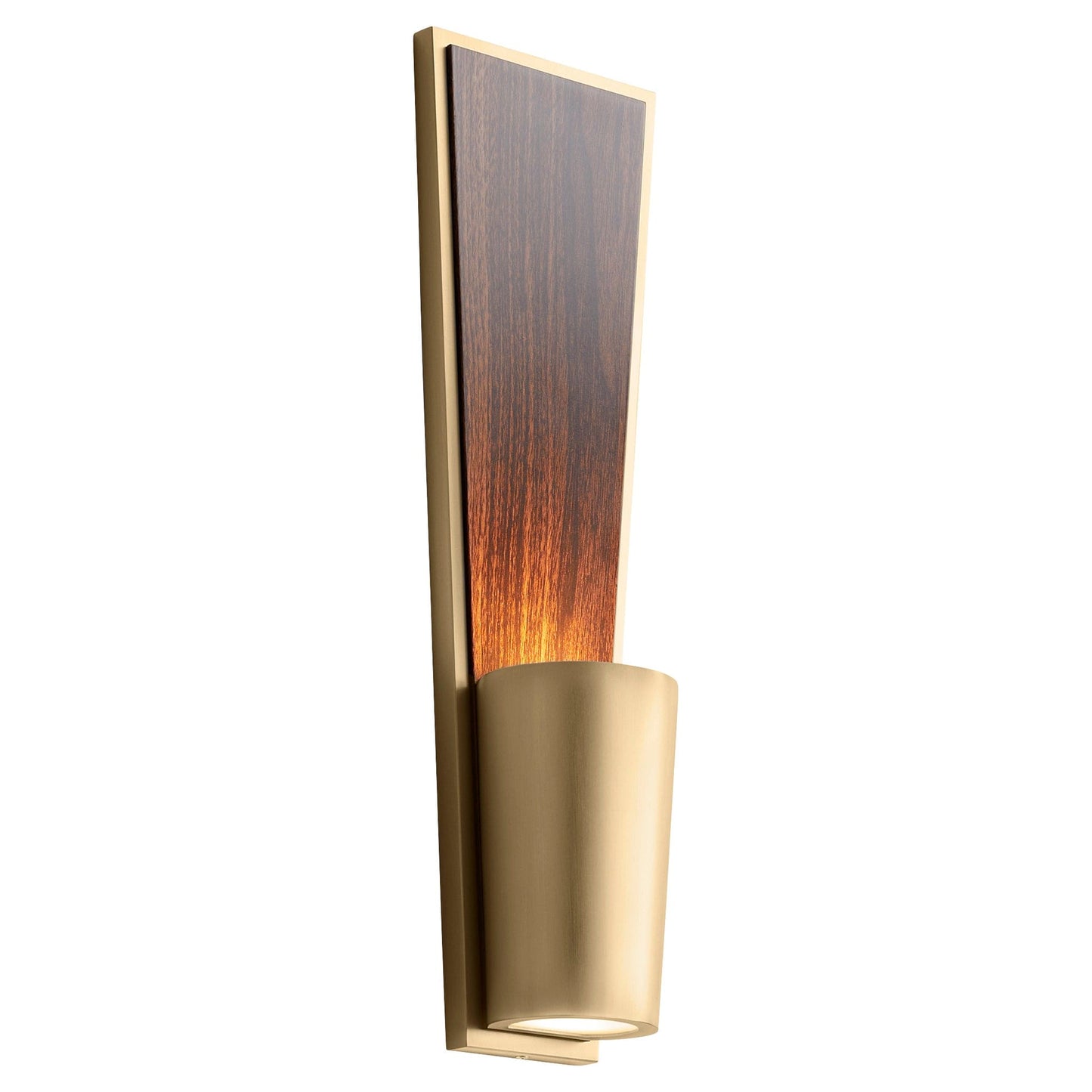 Oxygen Lighting 3-402-40 Sconce, UL Damp Rated, Aged Brass
