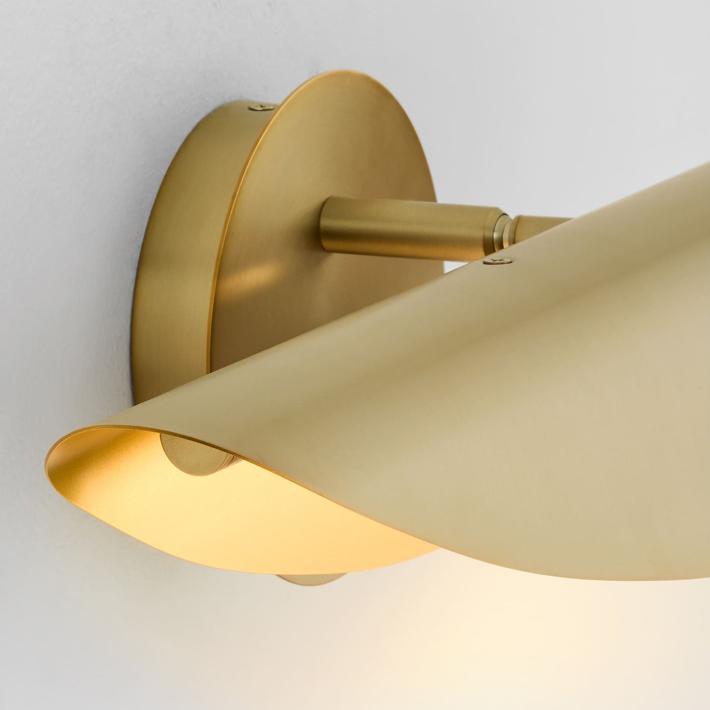 Oxygen Pivot 3-406-40 Modern Sconce - Aged Brass