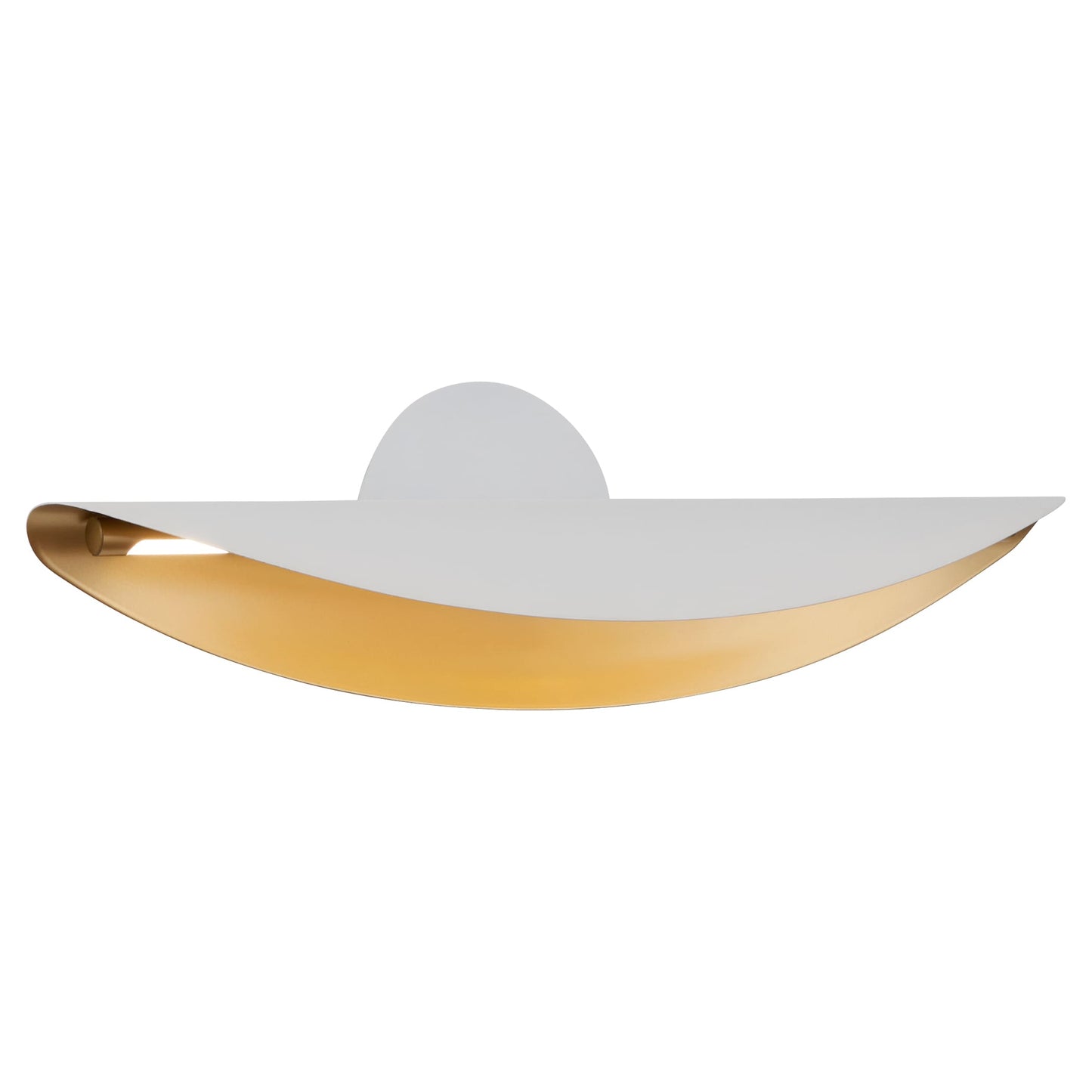 Oxygen Lighting 3-68-406 Pendant Light Fixture, UL Damp Rated, White / Aged Brass