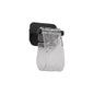 Oxygen Lighting 3-502-15 Sconce, UL Damp Rated, Black