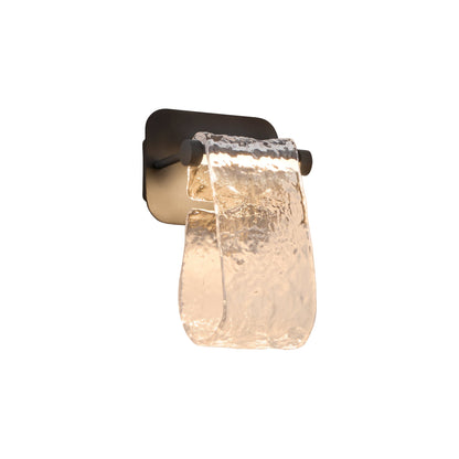 Oxygen Lighting 3-502-15 Sconce, UL Damp Rated, Black