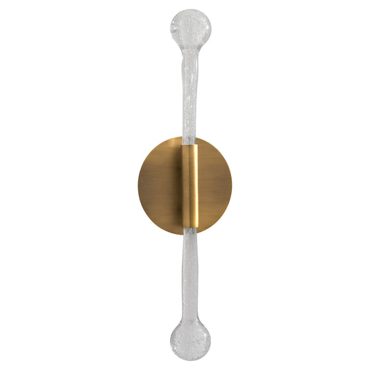 Oxygen Lighting 3-503-56 Sconce, UL Damp Rated, Brushed Brass