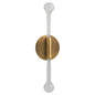 Oxygen Lighting 3-503-56 Sconce, UL Damp Rated, Brushed Brass