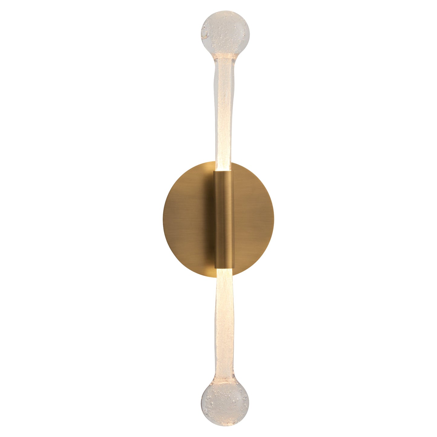 Oxygen Lighting 3-503-56 Sconce, UL Damp Rated, Brushed Brass