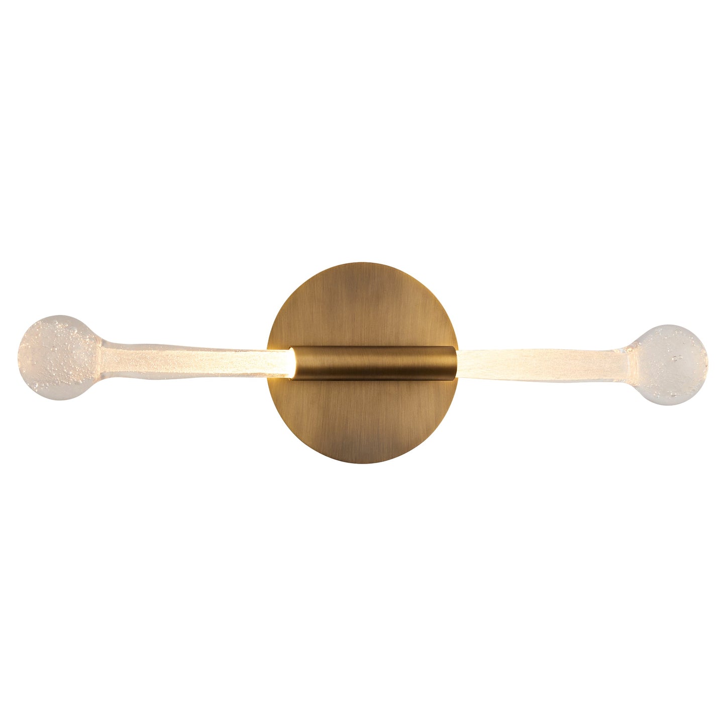 Oxygen Lighting 3-503-56 Sconce, UL Damp Rated, Brushed Brass