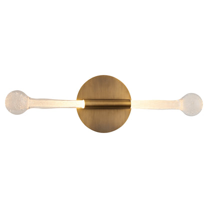 Oxygen Lighting 3-503-56 Sconce, UL Damp Rated, Brushed Brass
