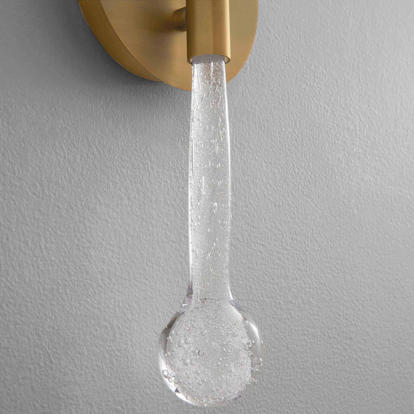 Oxygen Lighting 3-503-56 Sconce, UL Damp Rated, Brushed Brass