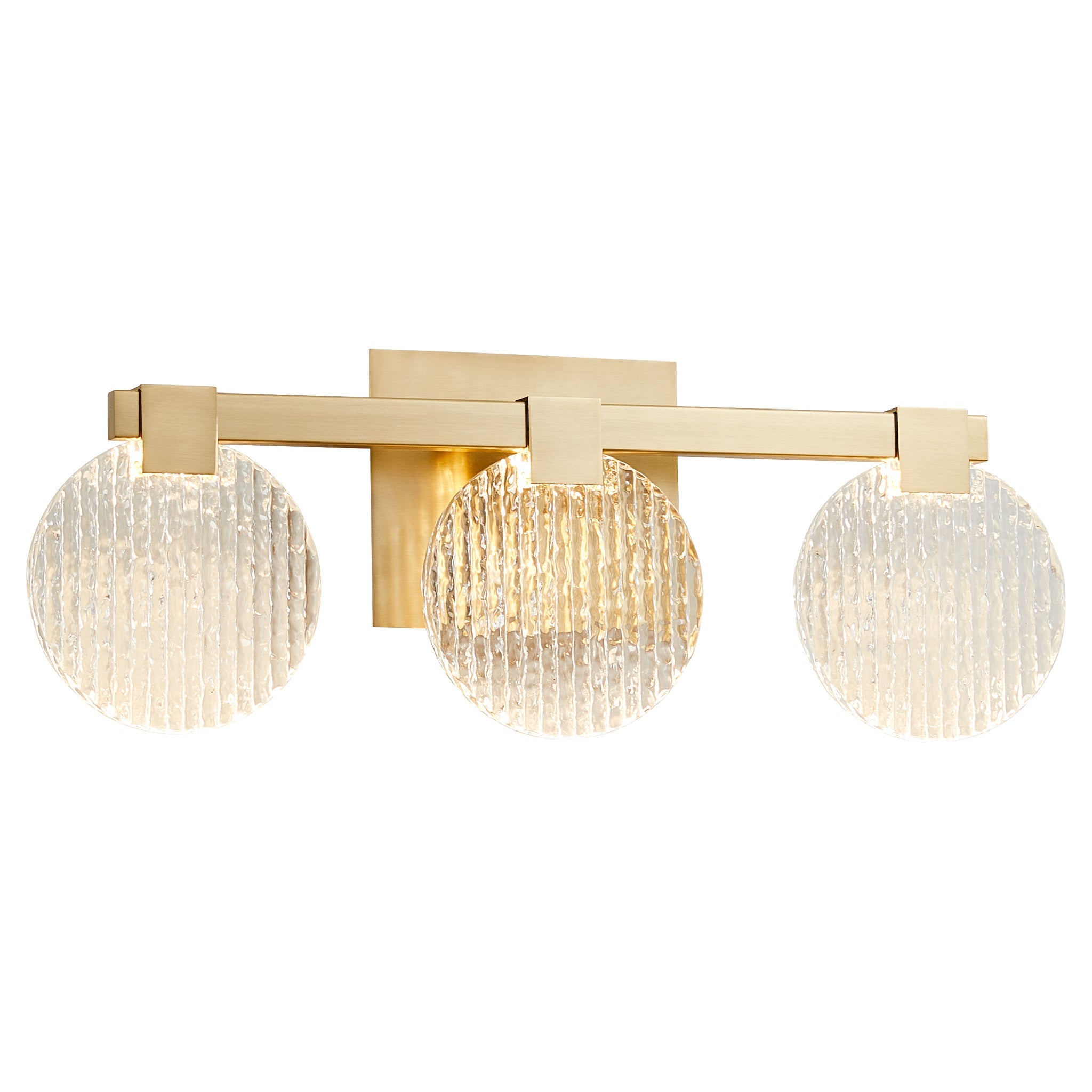 Oxygen Axiom 3-5052-40 Bathroom Vanity Light Fixture - Aged Brass