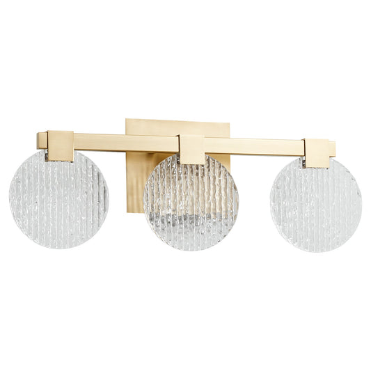 Oxygen Axiom 3-5052-40 Bathroom Vanity Light Fixture - Aged Brass