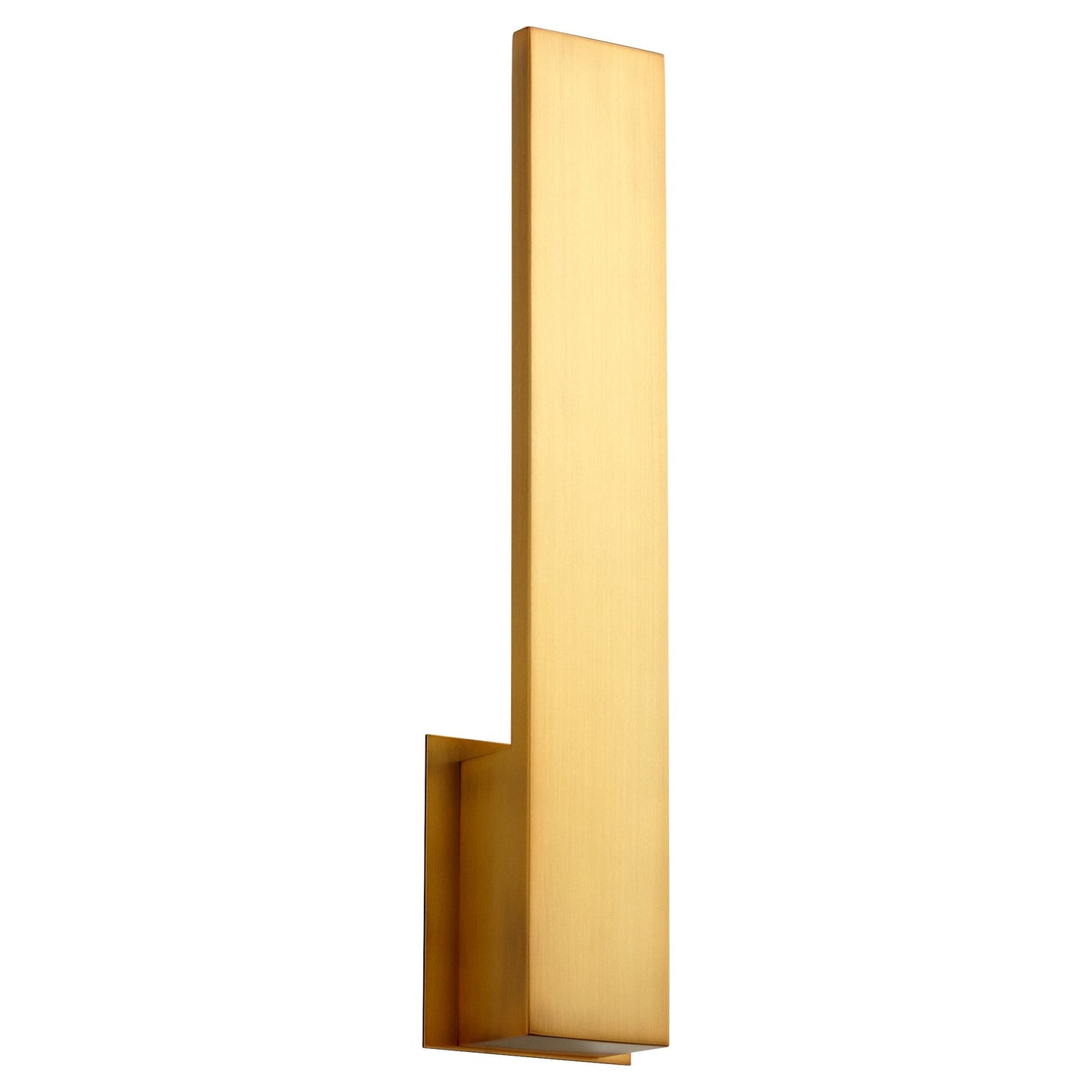 Oxygen Lighting 3-511-40 Sconce, UL Damp Rated, Aged Brass
