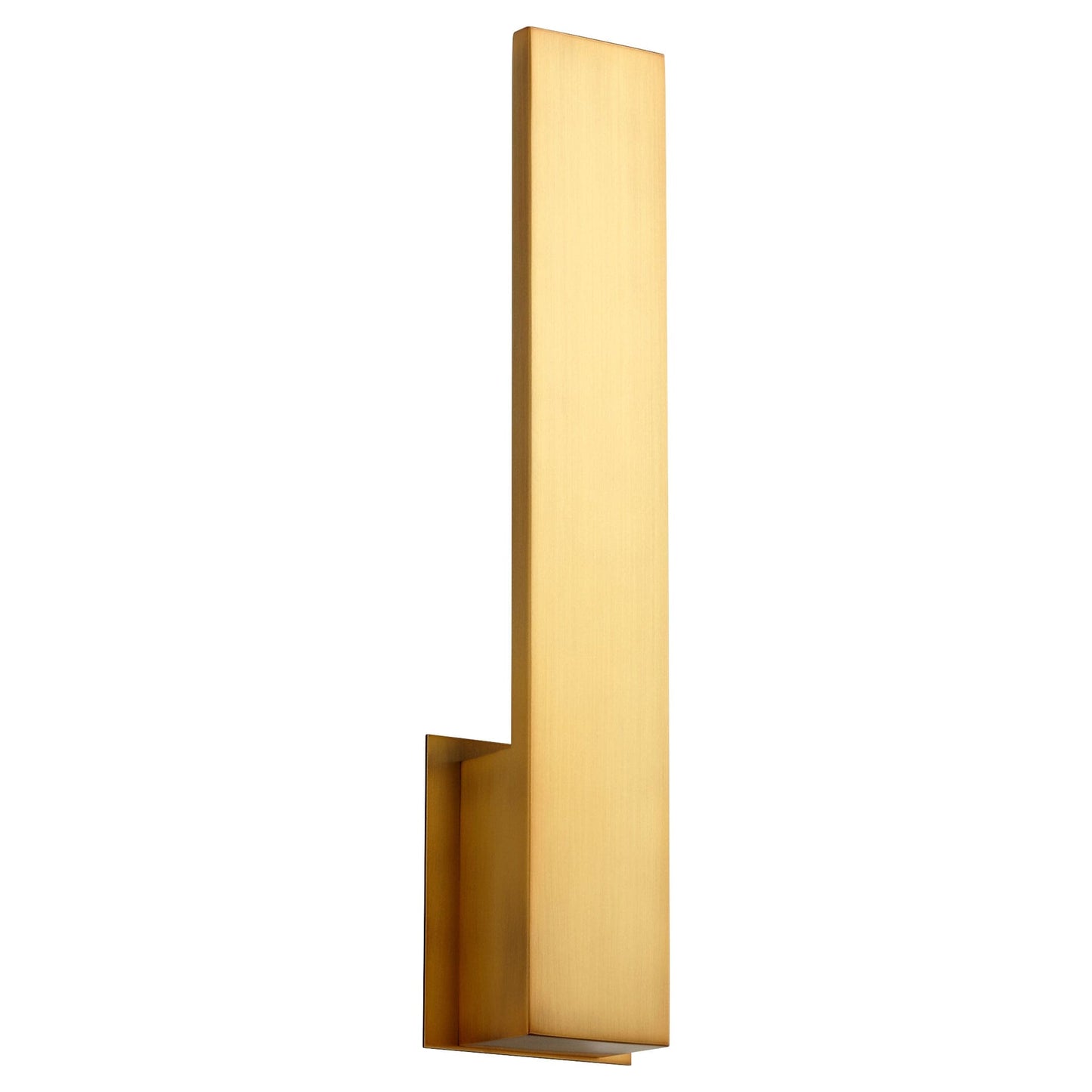 Oxygen Lighting 3-511-40 Sconce, UL Damp Rated, Aged Brass