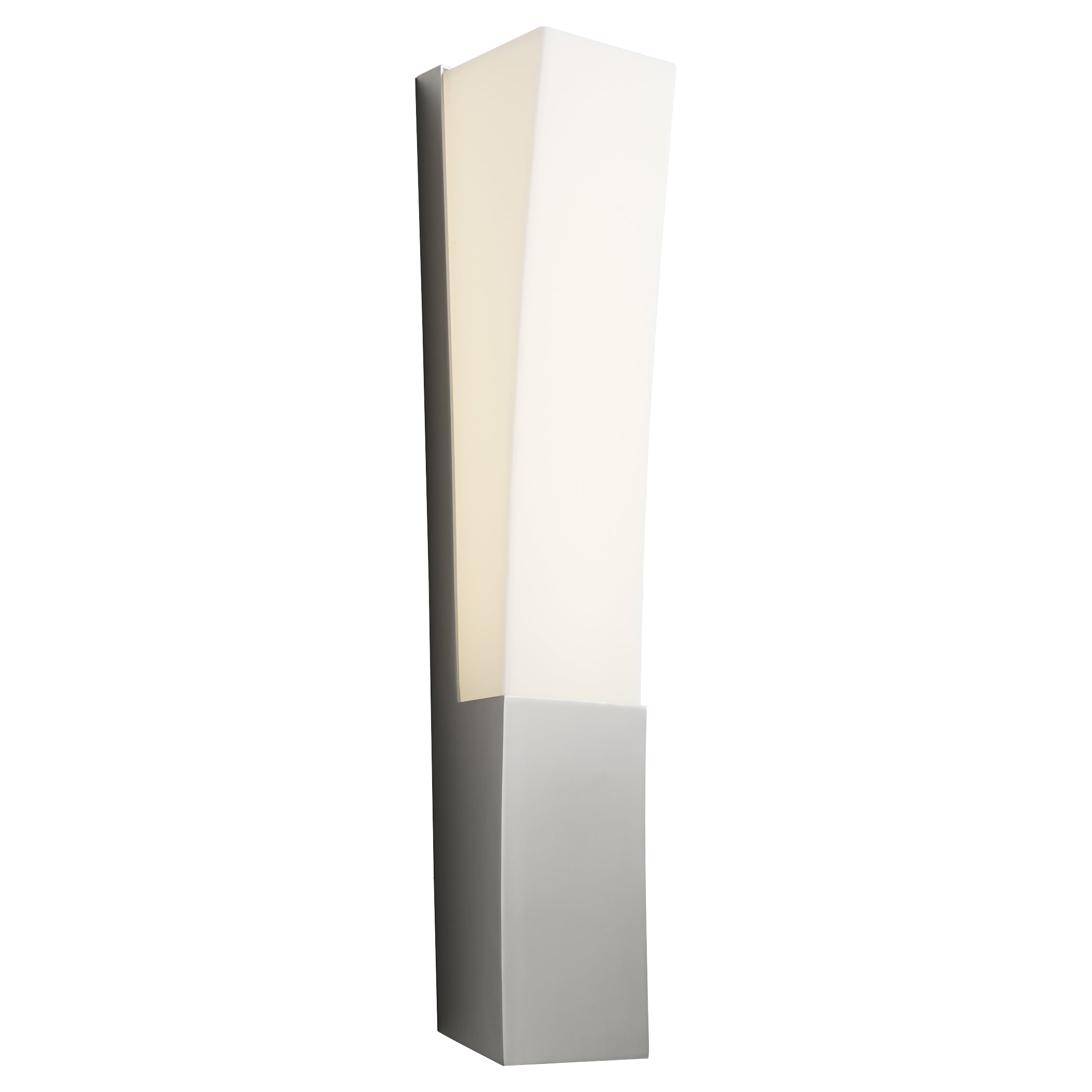 Oxygen Crescent 3-513-24 Large Wall Sconce LED Light Fixture - Satin Nickel