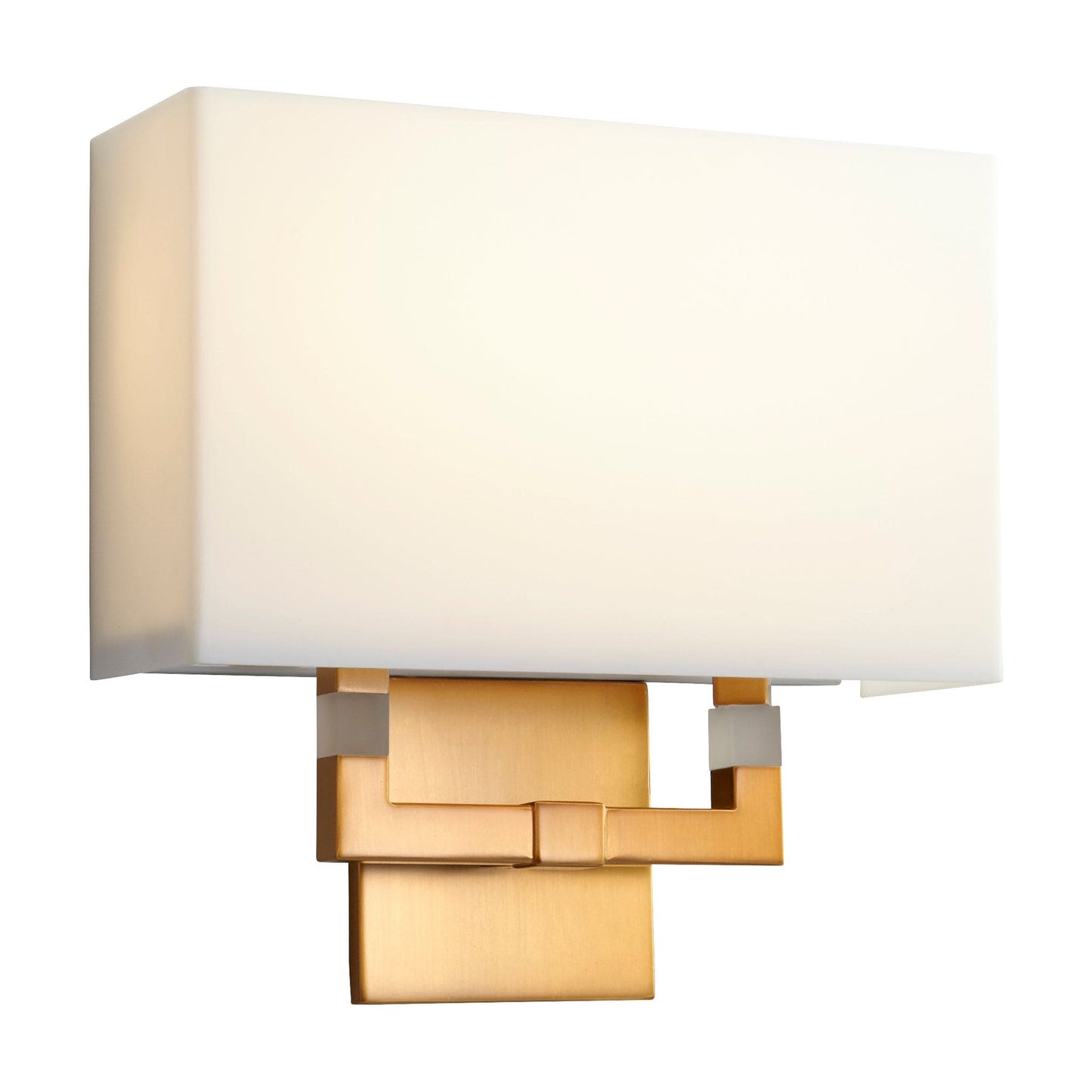 Oxygen Lighting 3-514-35 Sconce, UL Damp Rated, Matte White Acrylic
