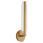 Oxygen Lighting Avian 3-5145-56 Sconce, UL Damp Rated, Brushed Brass