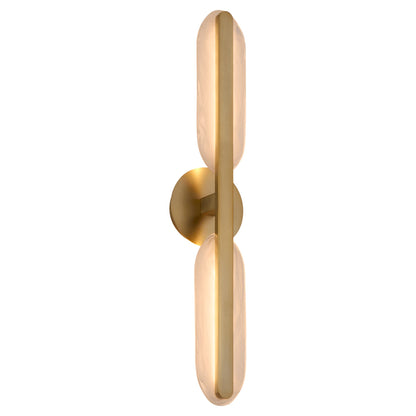 Oxygen Lighting Avian 3-5146-56 Vanity Light Fixture, UL Damp Rated, Brushed Brass