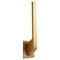 Oxygen Lighting 3-516-35 Modern LED Sconce, UL Damp Rated, Aged Brass