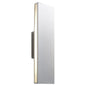 Oxygen Lighting 3-517-27 Sconce, UL Damp Rated, Polished Chrome - Matte White Acrylic Diffuser