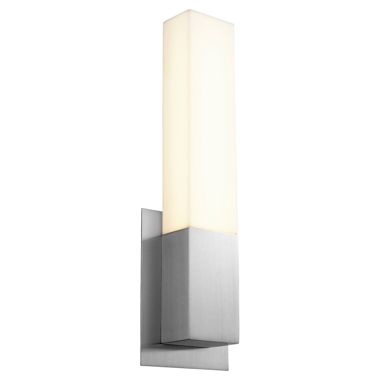 Oxygen Lighting Vega 3-519-35 Sconce, UL Damp Rated, Satin Nickel