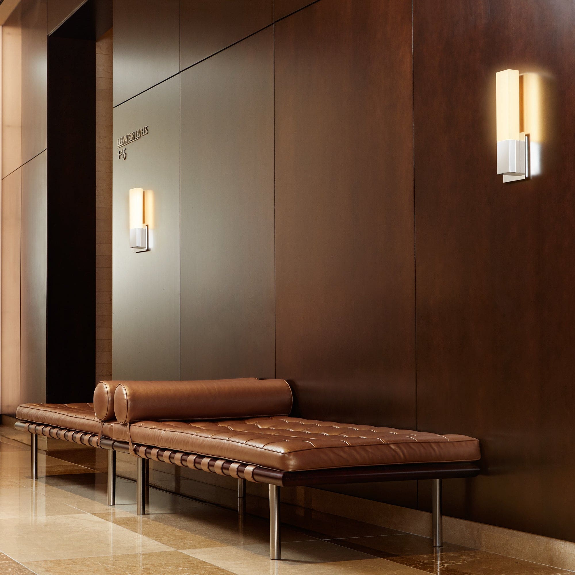 Oxygen Lighting 3-519-40 Sconce, UL Damp Rated, Satin Nickel - Matte White Acrylic Diffuser