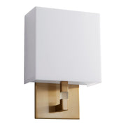 Oxygen Lighting 3-521-35 Sconce, 8.2 Watt, UL Damp Rated, Aged Brass