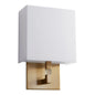 Oxygen Lighting 3-521-35 Sconce, 8.2 Watt, UL Damp Rated, Aged Brass