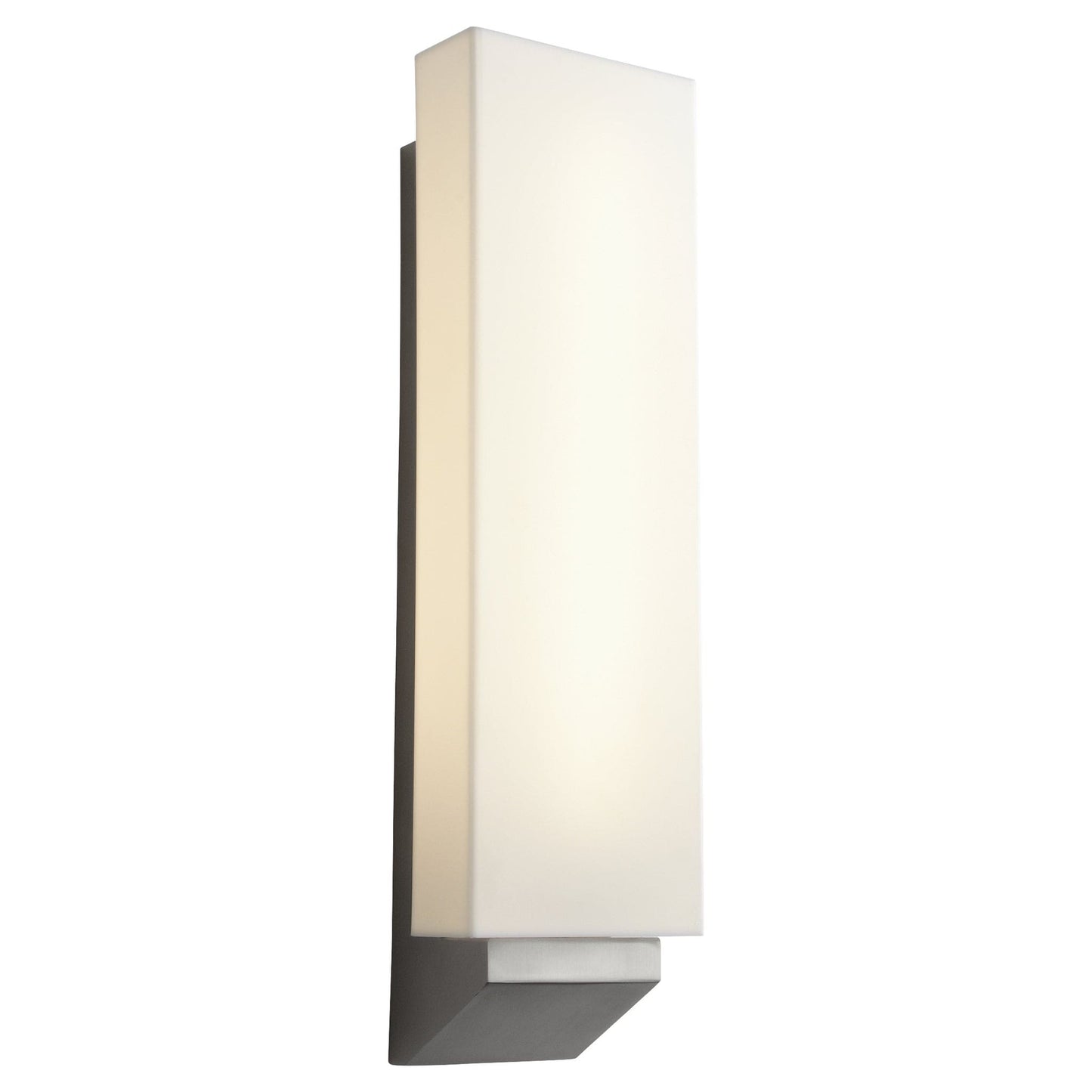 Oxygen Lighting POLARIS 3-522-40 Sconce, UL Damp Rated, Satin Nickel
