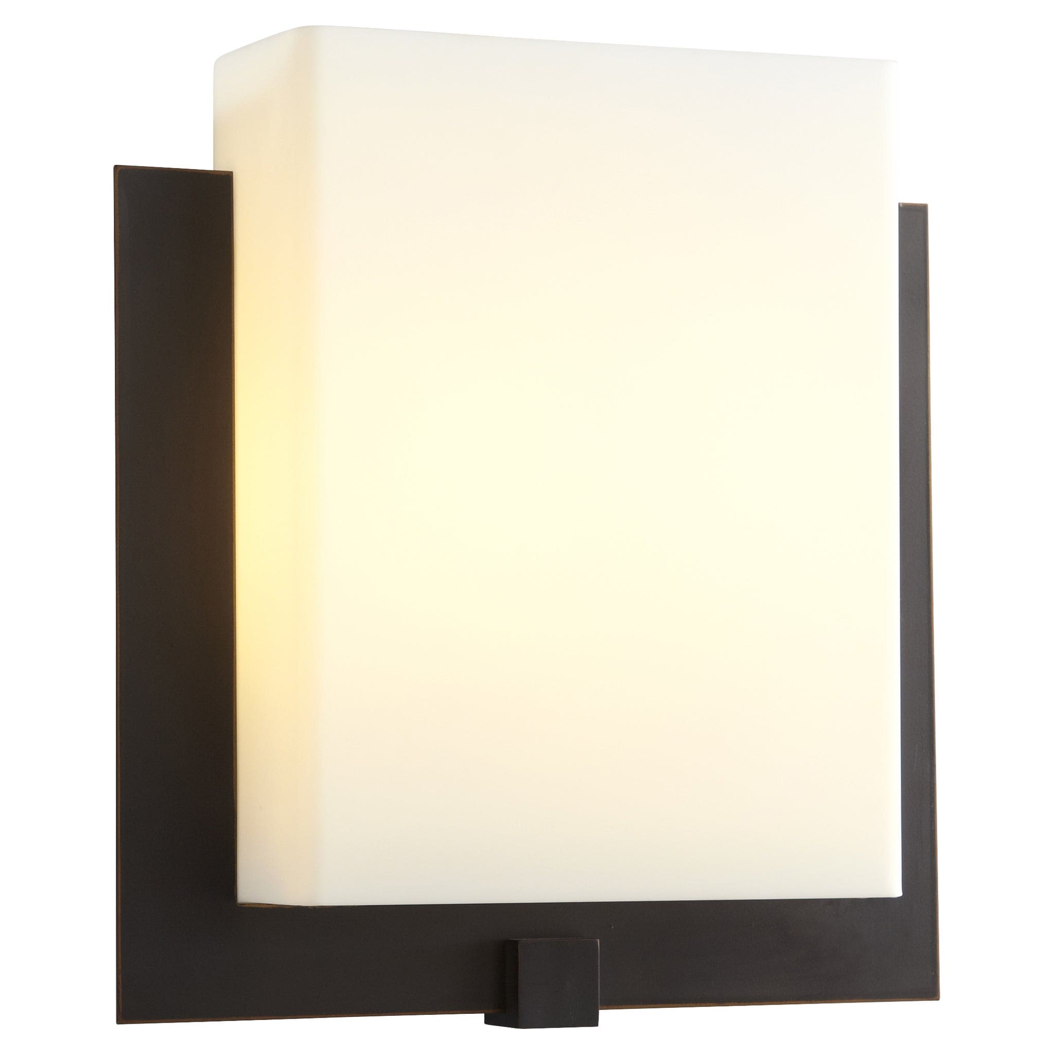 Oxygen Lighting 3-523-35 Sconce, UL Damp Rated, Old World - Matte White Acrylic Diffuser