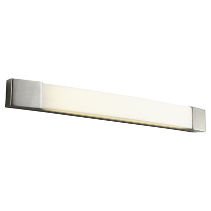 Oxygen Lighting Apollo 3-525-40 Vanity Light Fixture, UL Damp Rated, Satin Nickel