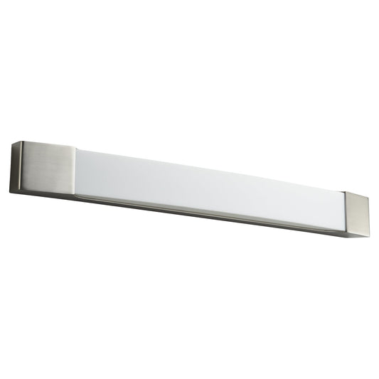 Oxygen Lighting Apollo 3-525-27 Vanity Light Fixture, UL Damp Rated, Satin Nickel