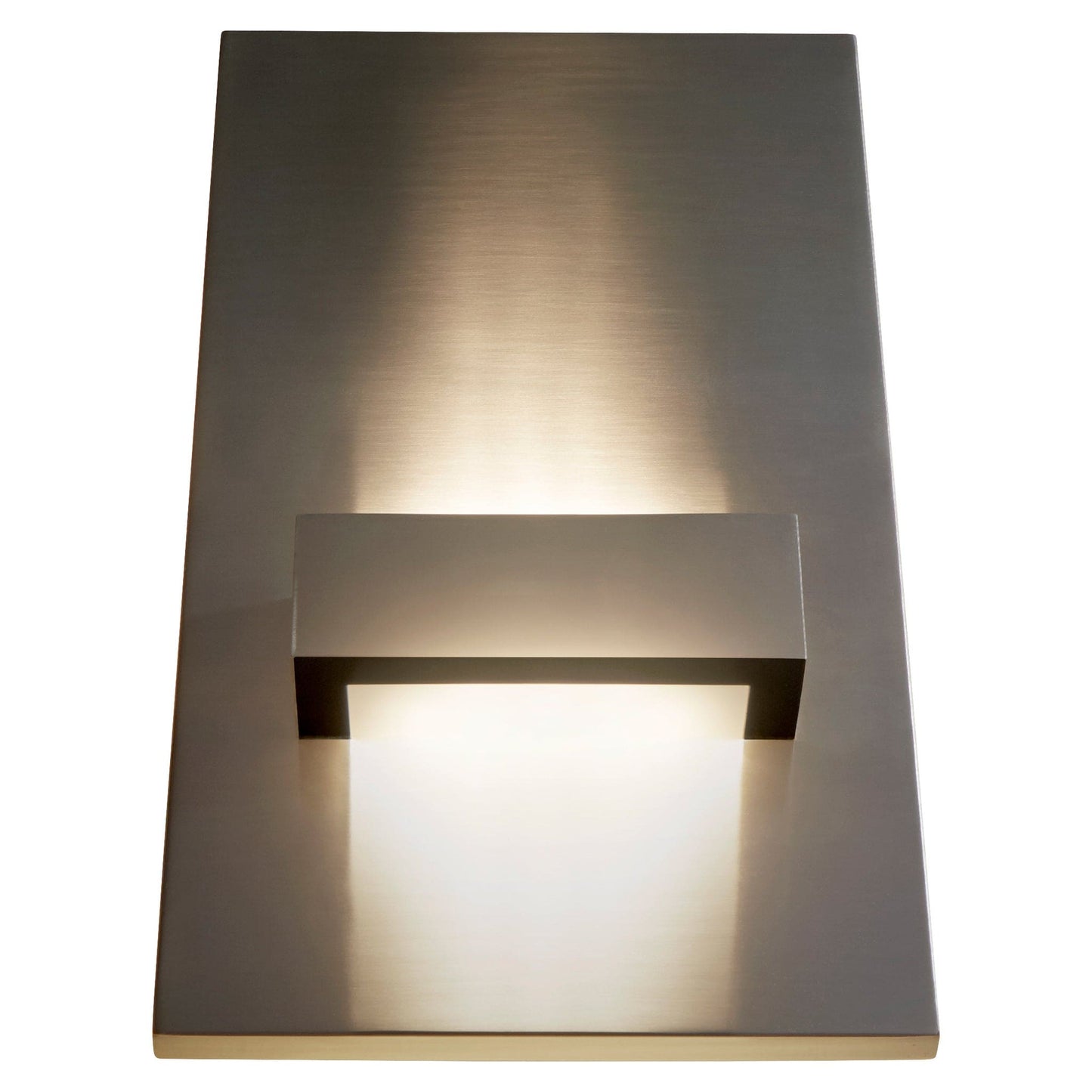 Oxygen Lighting 3-527-35 Sconce, UL Damp Rated, Satin Nickel - Matte White Acrylic Diffuser