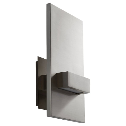 Oxygen Lighting 3-527-27 Sconce, UL Damp Rated, Satin Nickel
