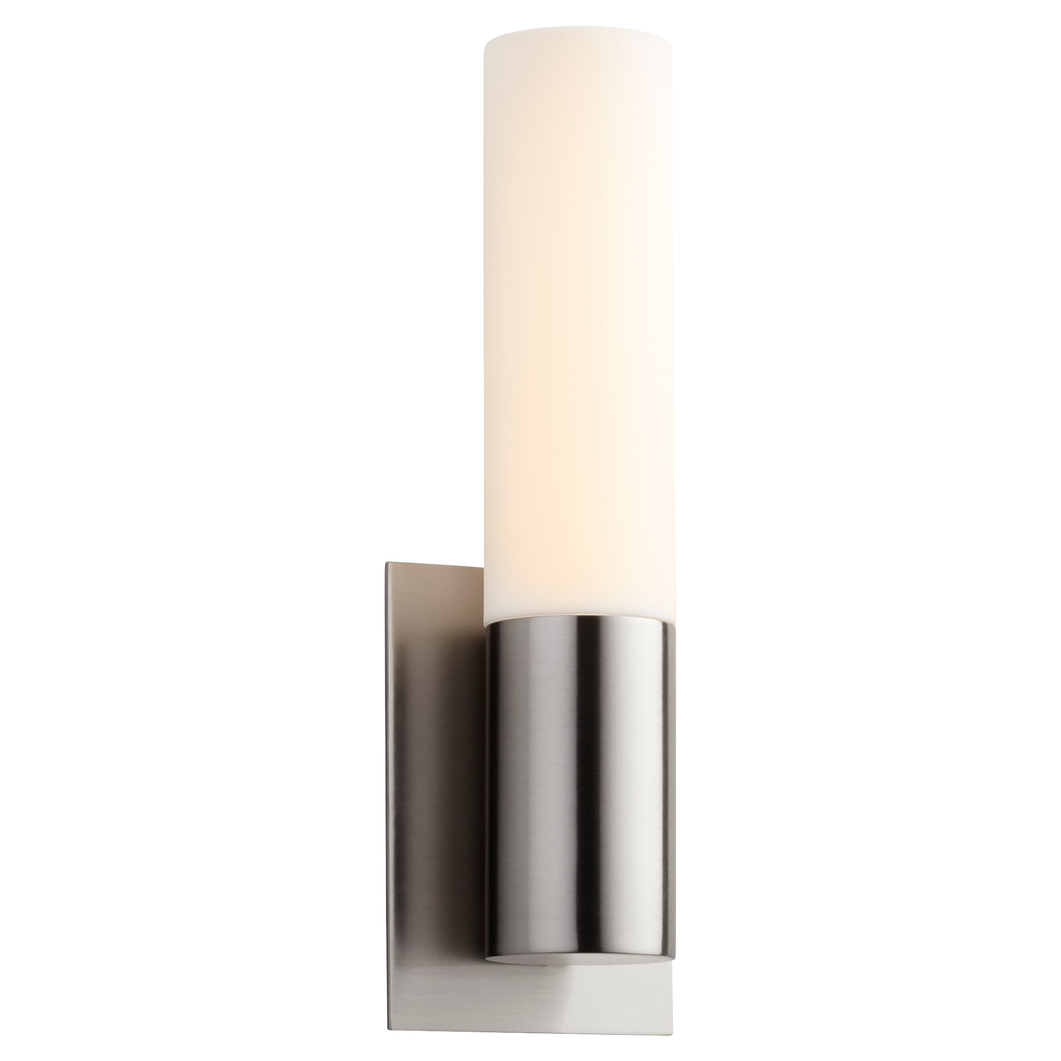 Oxygen Pilar 3-528-24 Wall Sconce with Acrylic Lens 14 Inch 3000K Modern - Satin Nickel