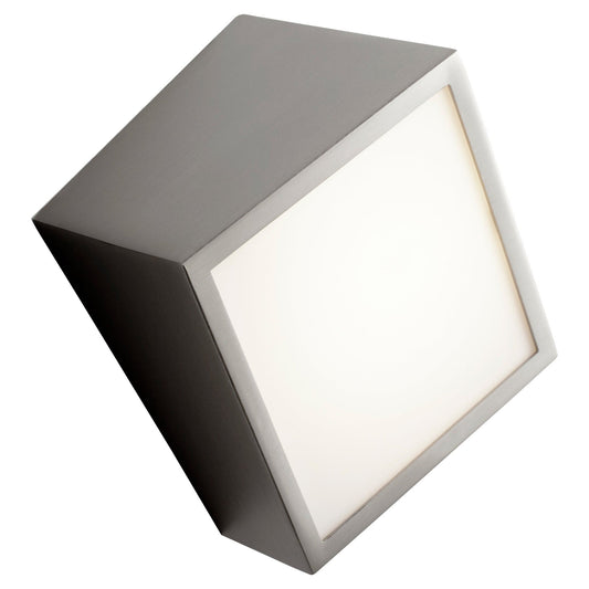 Oxygen Lighting 3-530-35 24 Sconce, UL Damp Rated, Satin Nickel