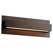 Oxygen Lighting Alcor 3-532-27 Sconce, UL Damp Rated, Oiled Bronze - Matte White Acrylic