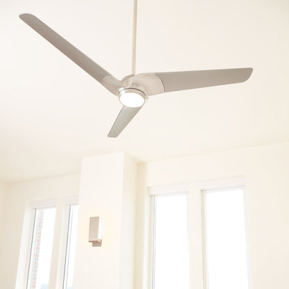 Oxygen Lighting 3-535-27 Sconce, UL Damp Rated, Satin Nickel - Matte White Acrylic Diffuser