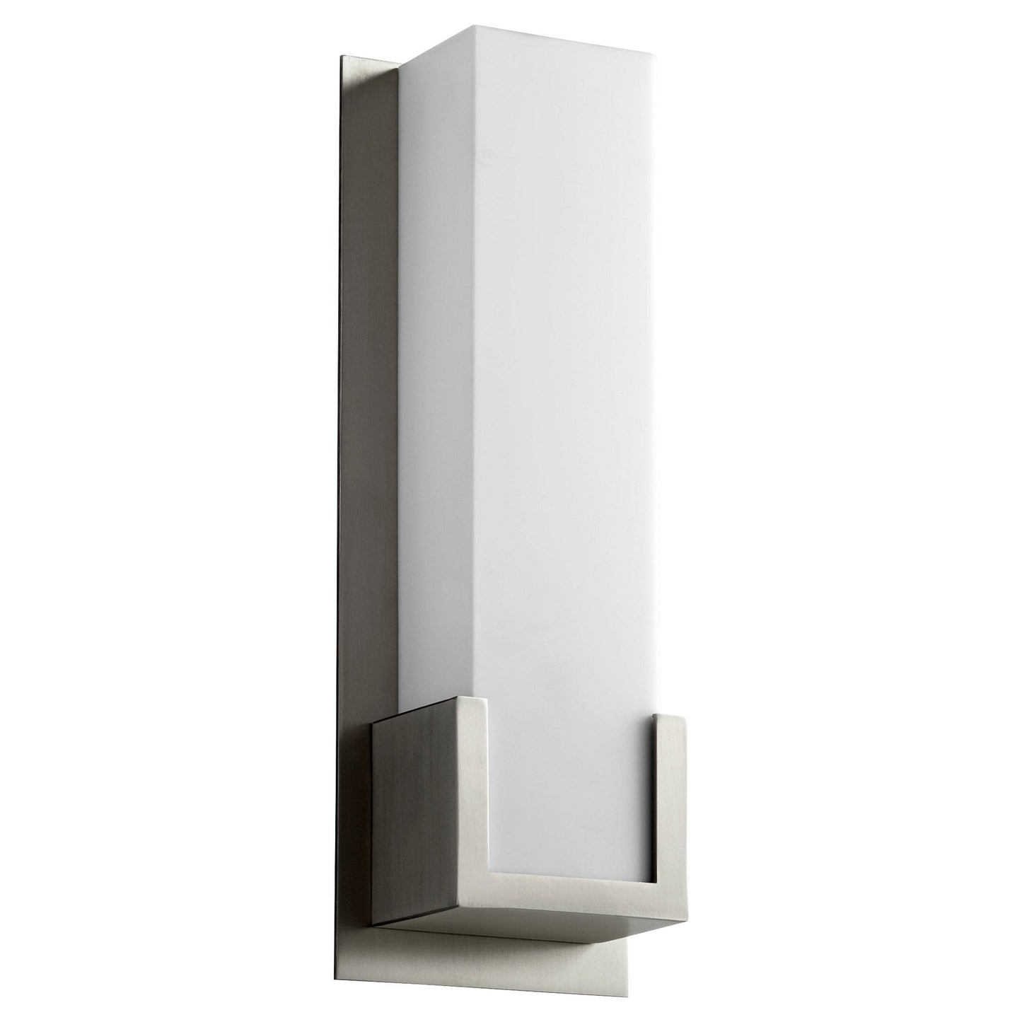 Oxygen Lighting 3-540-40 Sconce, UL Damp Rated, Satin Nickel