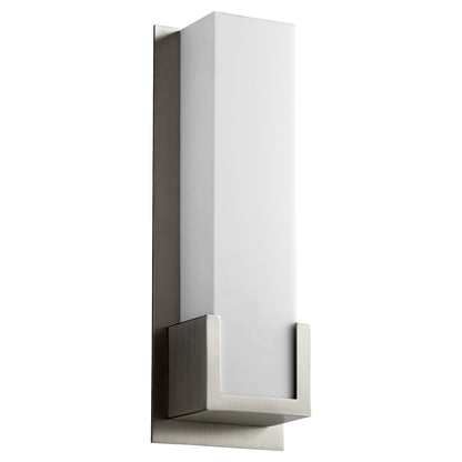 Oxygen Lighting 3-540-40 Sconce, UL Damp Rated, Satin Nickel