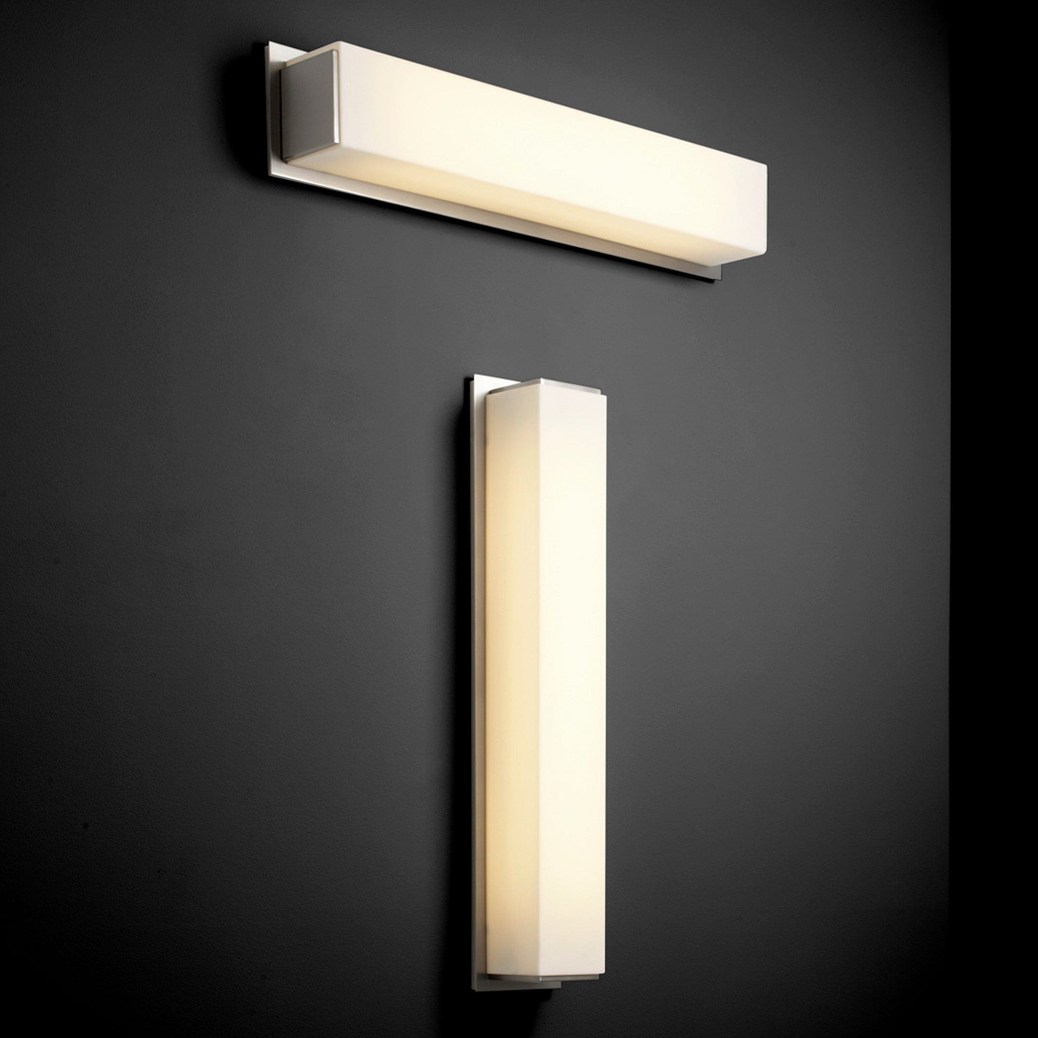 Oxygen Lighting 3-544-40 Vanity Light Fixture, UL Damp Rated, Satin Nickel