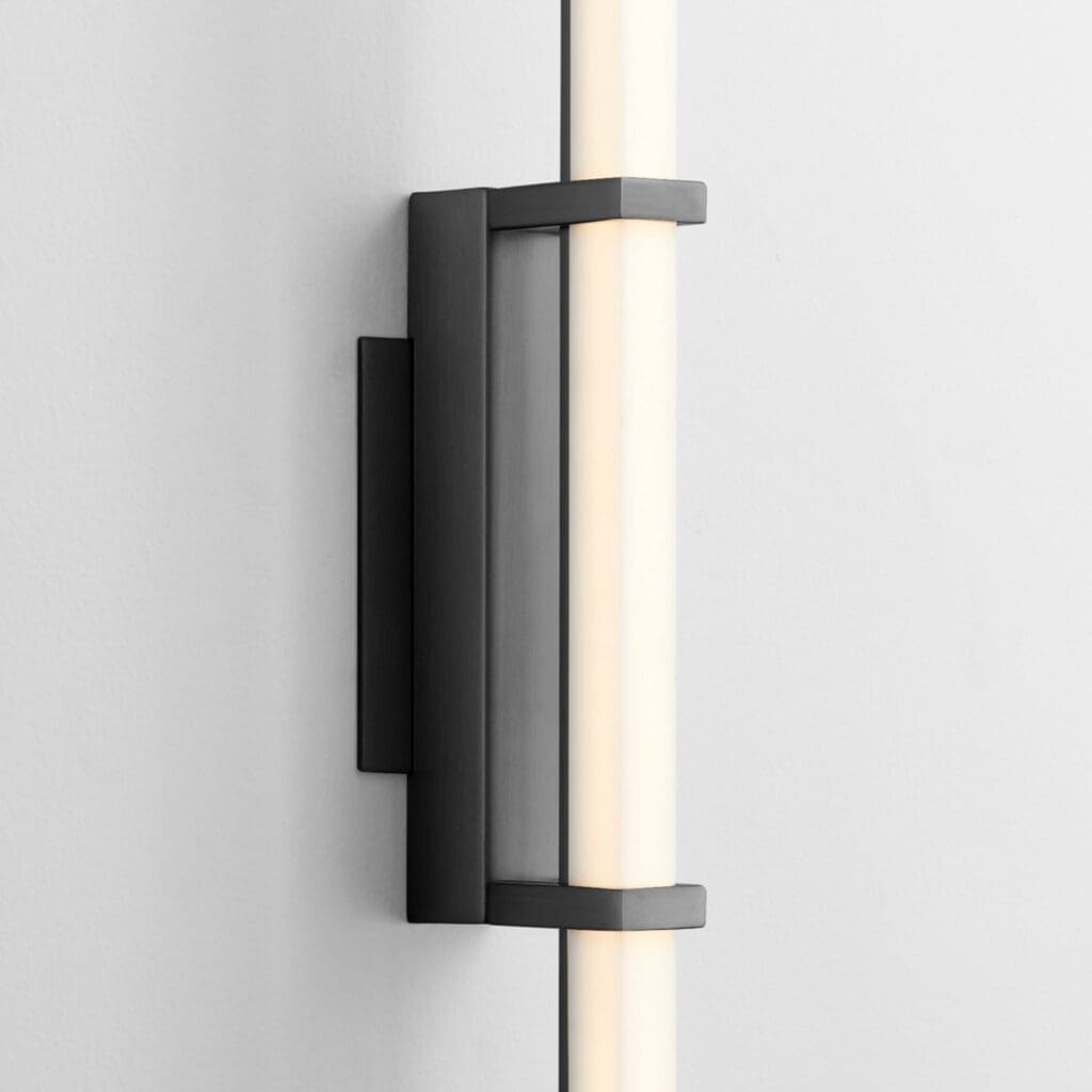 Oxygen Wand 3-55-15 Wall Sconce Light 3000K - Black