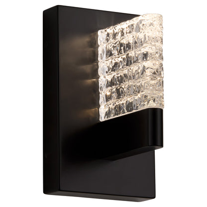 Oxygen Lighting Gamma 3-550-15 Wall Mount, UL Damp Rated, Black