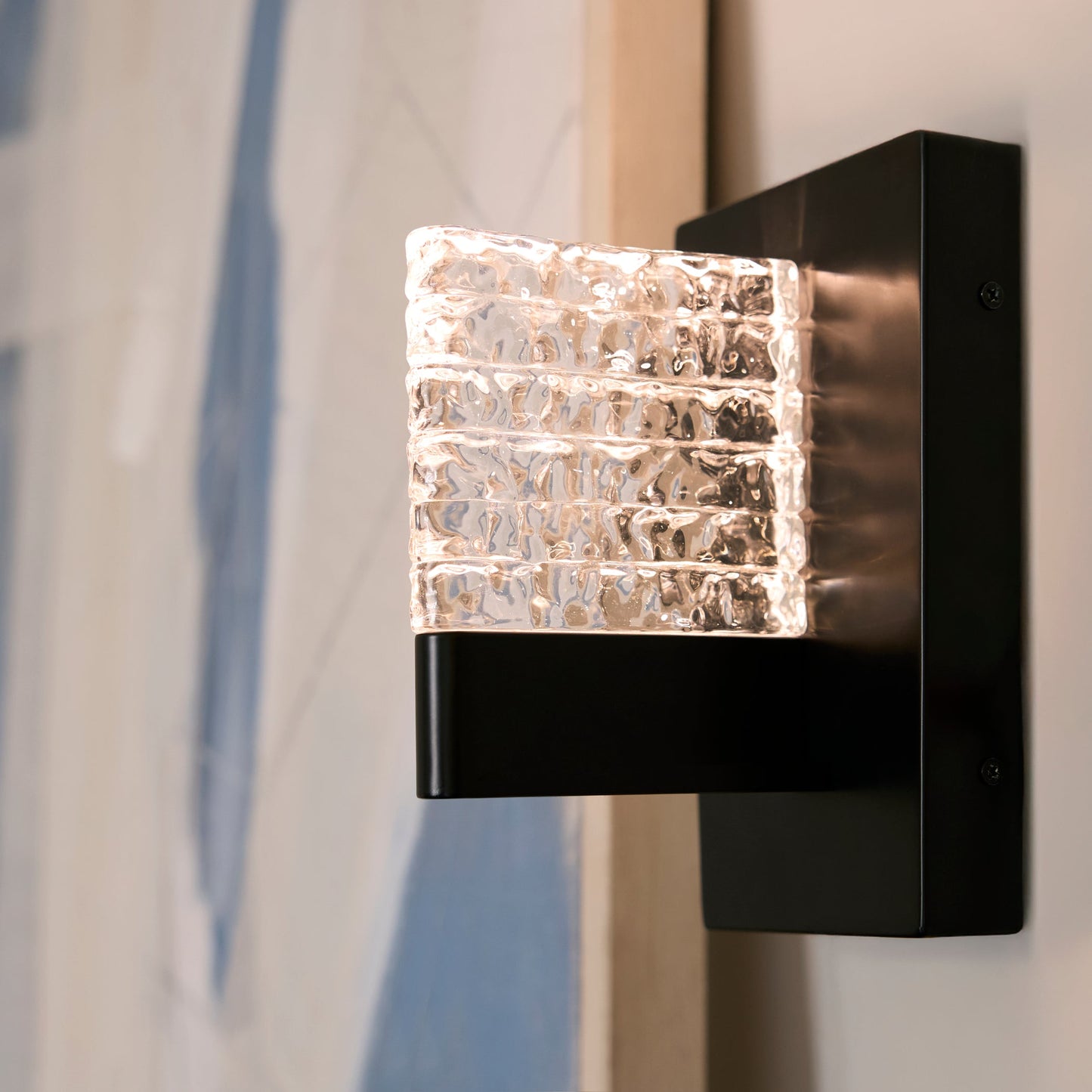 Oxygen Lighting Gamma 3-550-15 Wall Mount, UL Damp Rated, Black