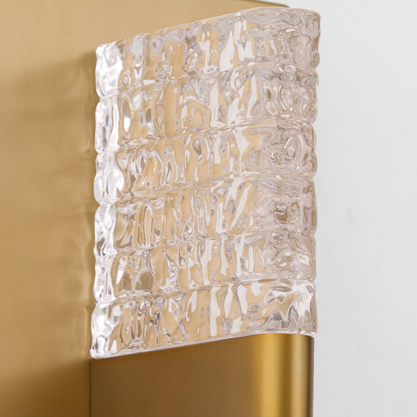 Oxygen Lighting Gamma 3-550-56 Wall Mount, UL Damp Rated, Brushed Brass