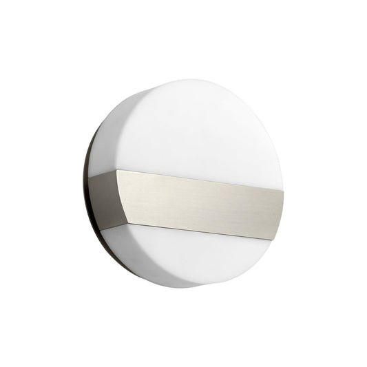 Oxygen Lighting 3-551-35 Sconce, UL Damp Rated, Satin Nickel