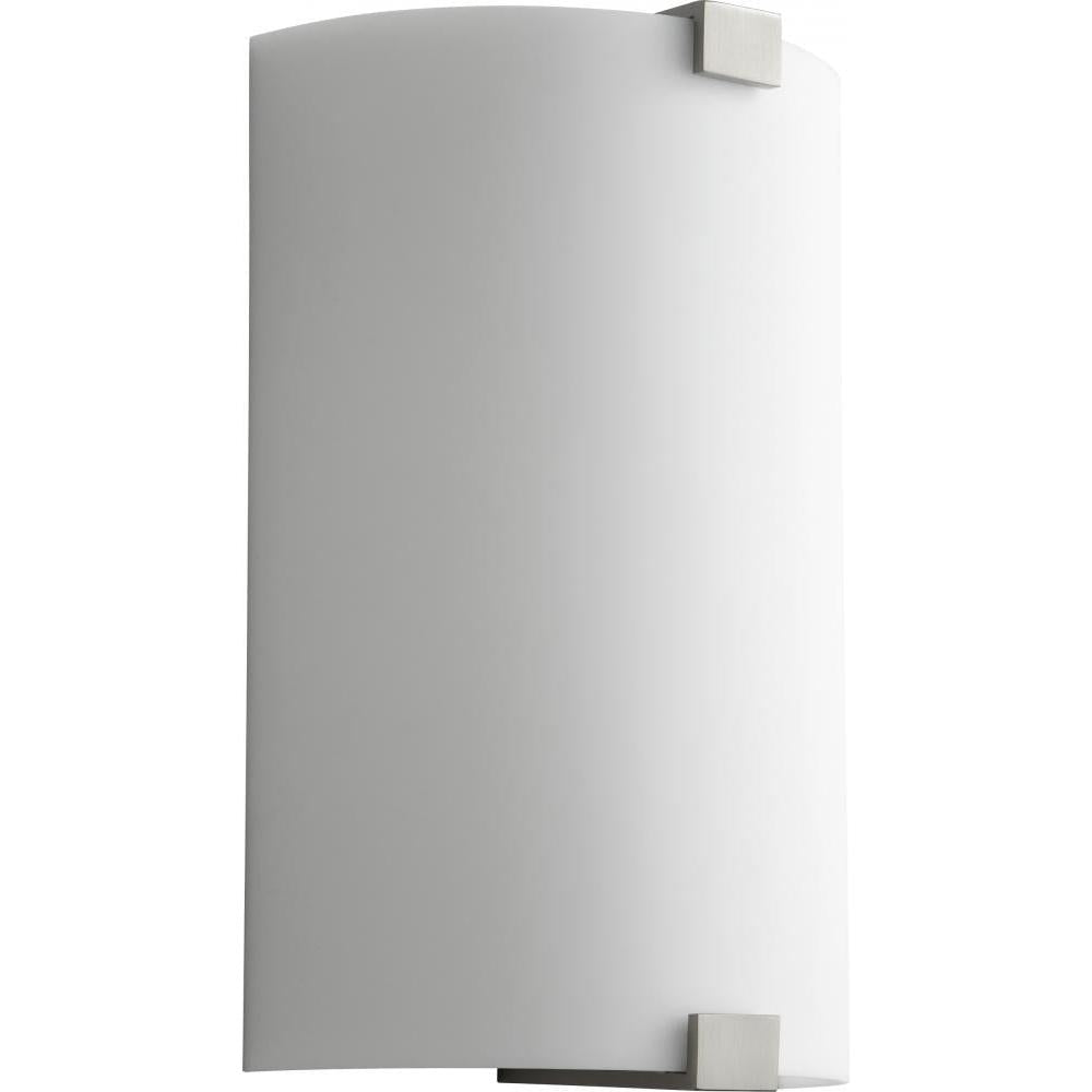 Oxygen Lighting SIREN 3-563-224 Exterior Wall Sconce Light Transitional - Satin Nickel (OPEN BOX SALE)