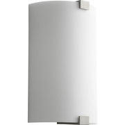 Oxygen Lighting SIREN 3-563-224 Exterior Wall Sconce Light Transitional - Satin Nickel (OPEN BOX SALE)
