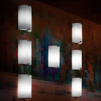 Oxygen Lighting 3-563-35 114 Sconce, UL Damp Rated, Satin Nickel