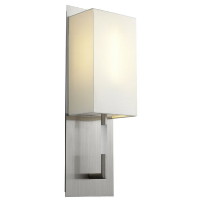 Oxygen Epoch 3-564-124 Sconces - Satin Nickel W/ White Linen