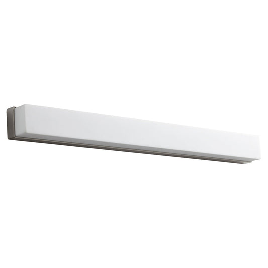Oxygen Lighting 3-571-27 Modern LED Adagio 24 Vanity Light Fixture, UL Damp Rated, Satin Nickel