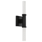 Oxygen Lighting Monet 3-580-15 Sconce, UL Damp Rated, Black